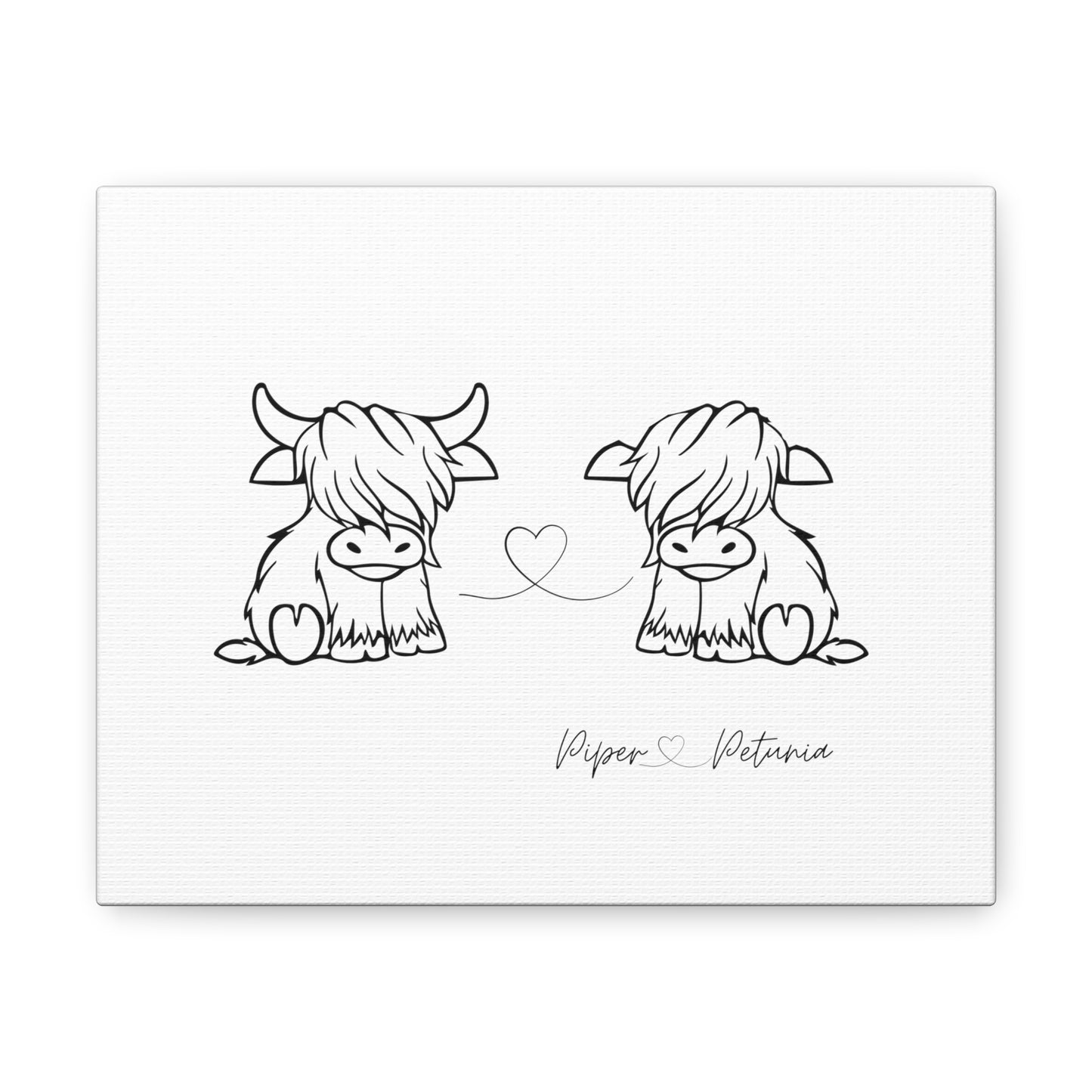 Piper & Petunia - Art - Canvas Gallery Wraps