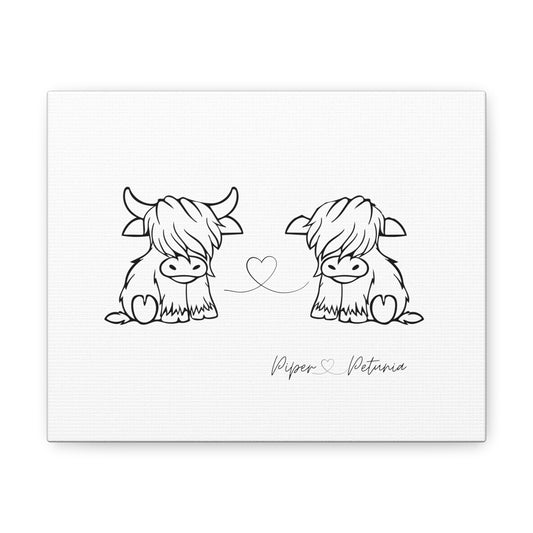 Piper & Petunia - Art - Canvas Gallery Wraps