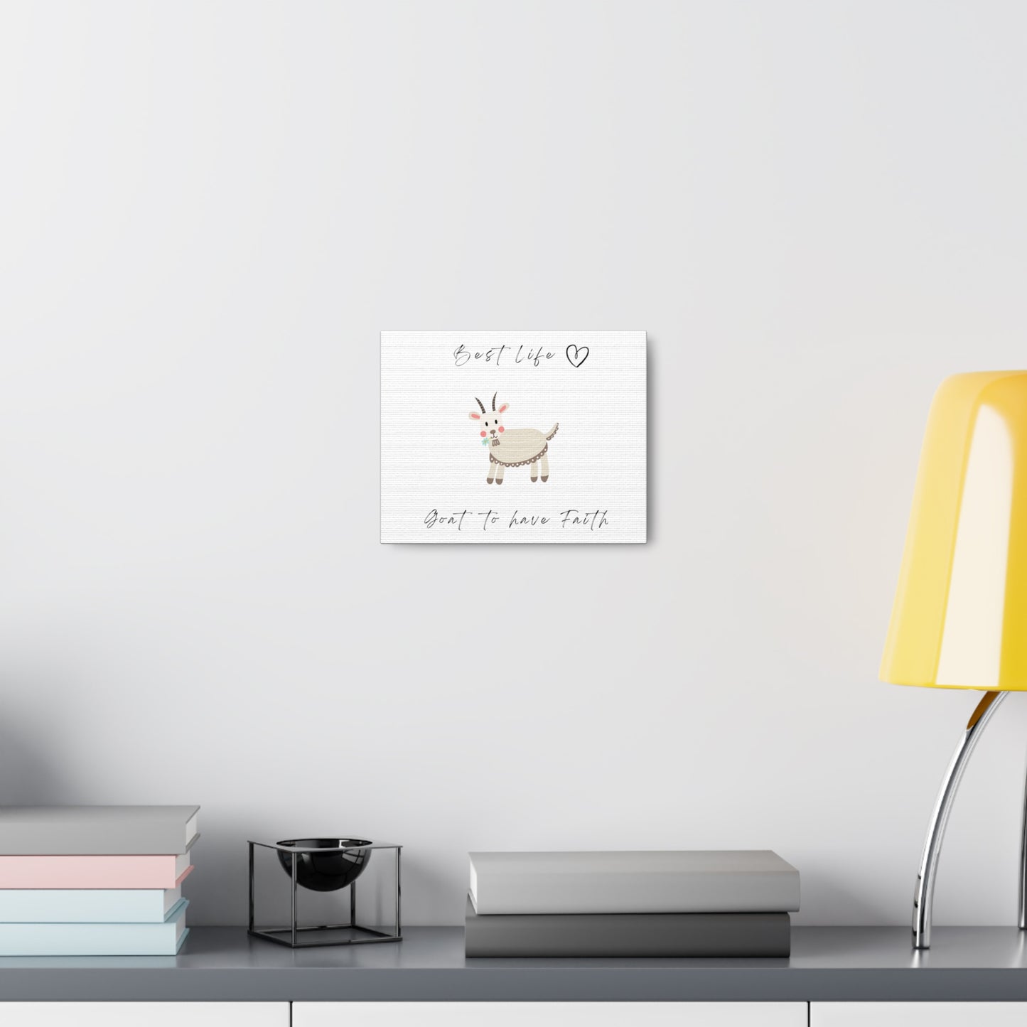 Goat to Have Faith - Art - Canvas Gallery Wraps