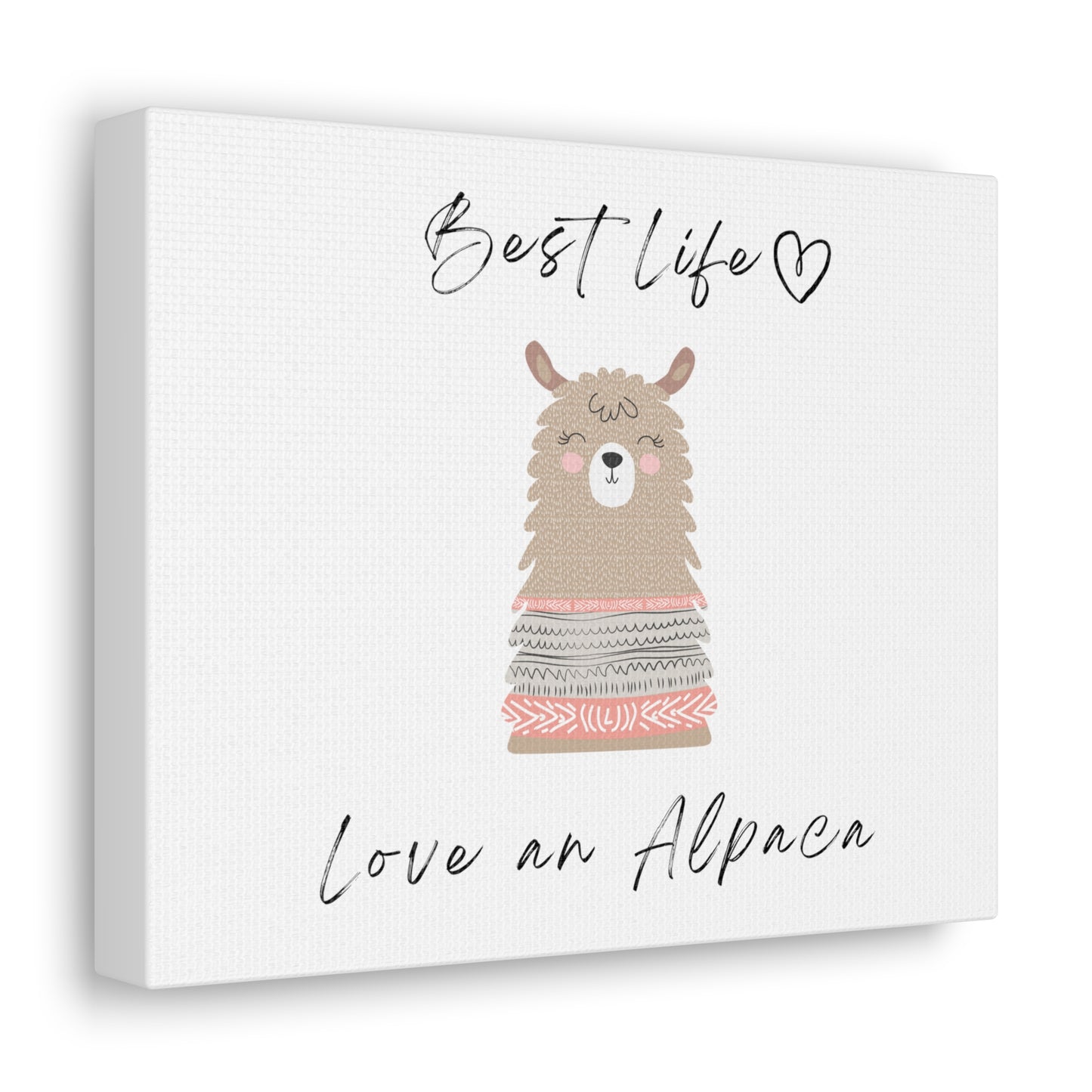 Love an Alpaca - Art - Canvas Gallery Wraps