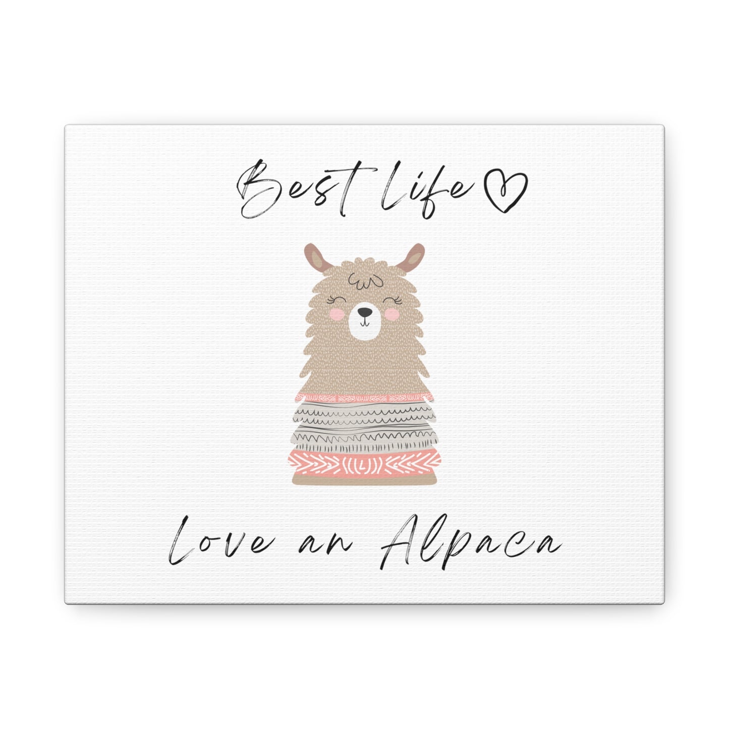 Love an Alpaca - Art - Canvas Gallery Wraps