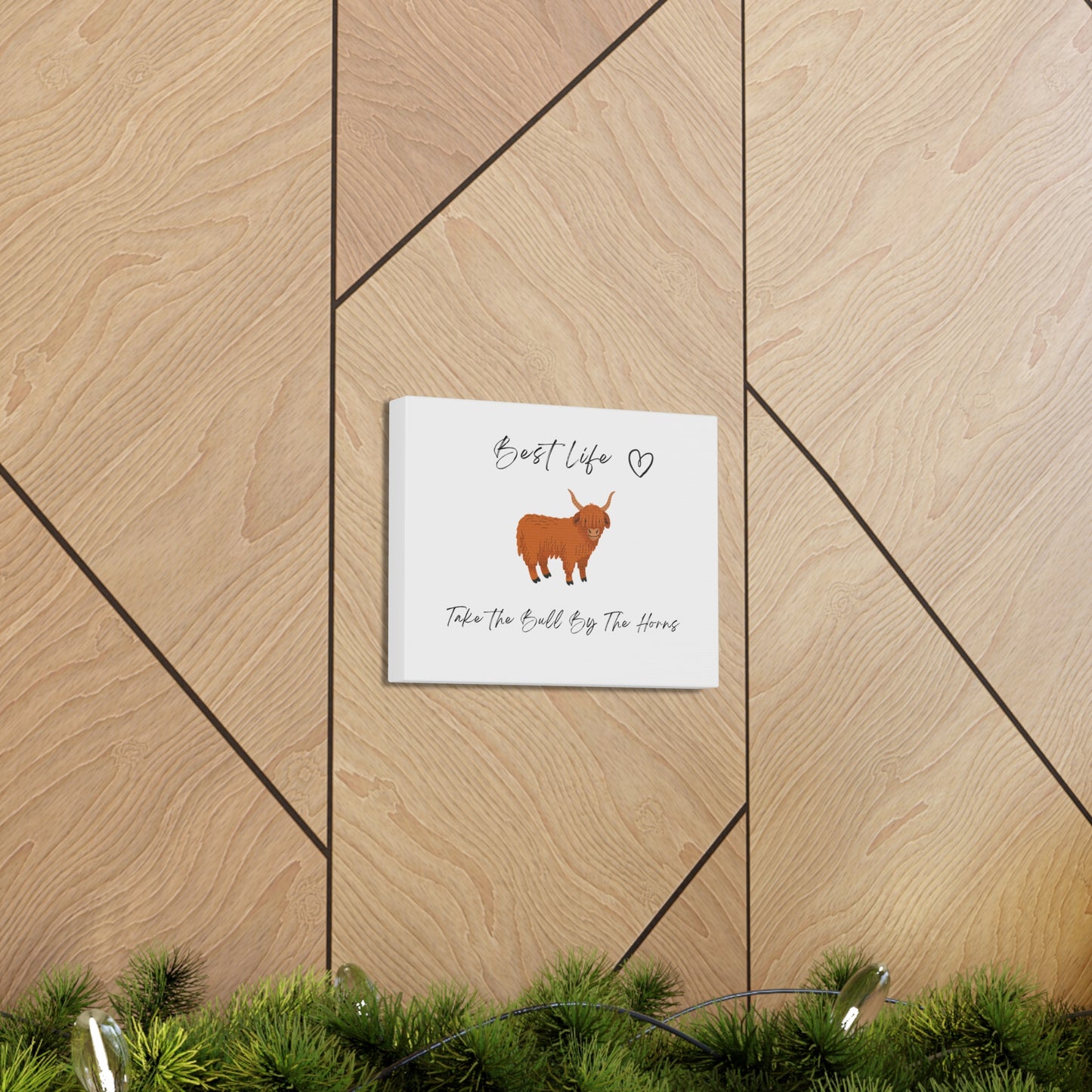 Take The Bull By the Horns - Art - Canvas Gallery Wraps