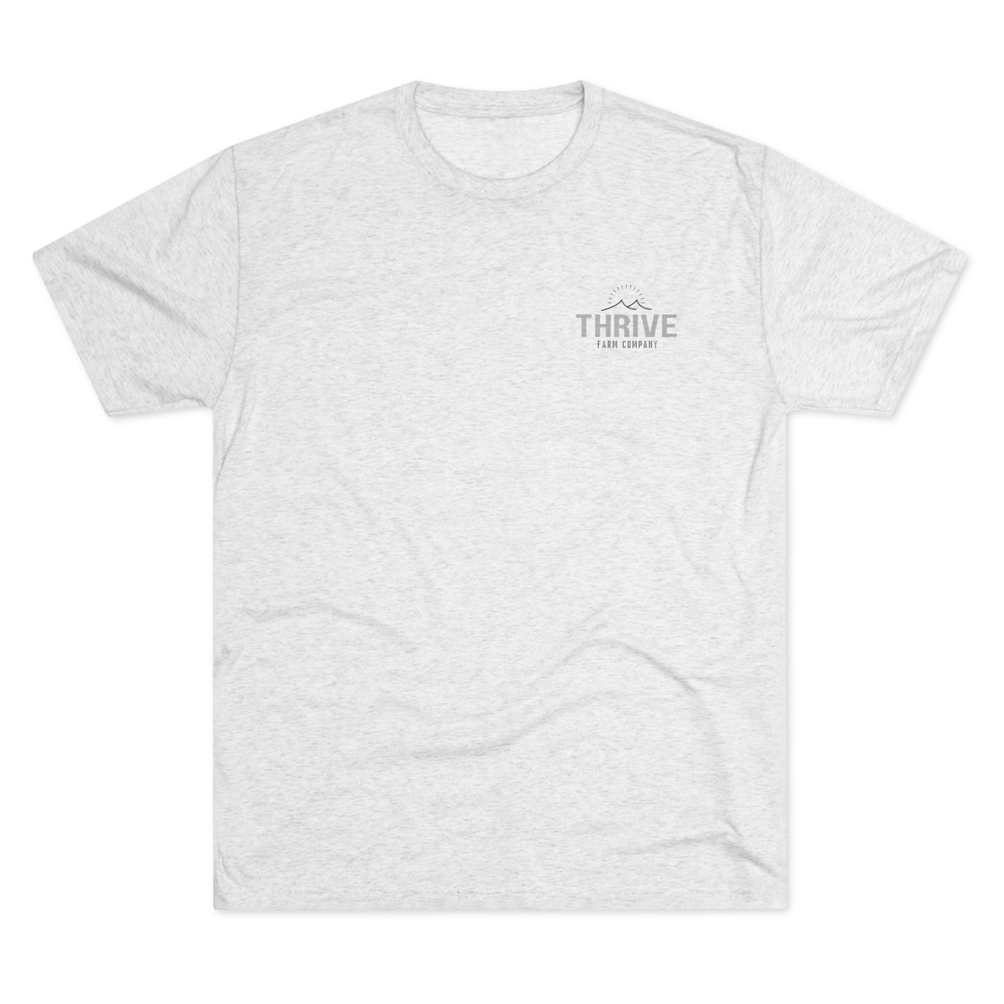 THRIVE FARM CO. Men's Tri-Blend Crew Tee