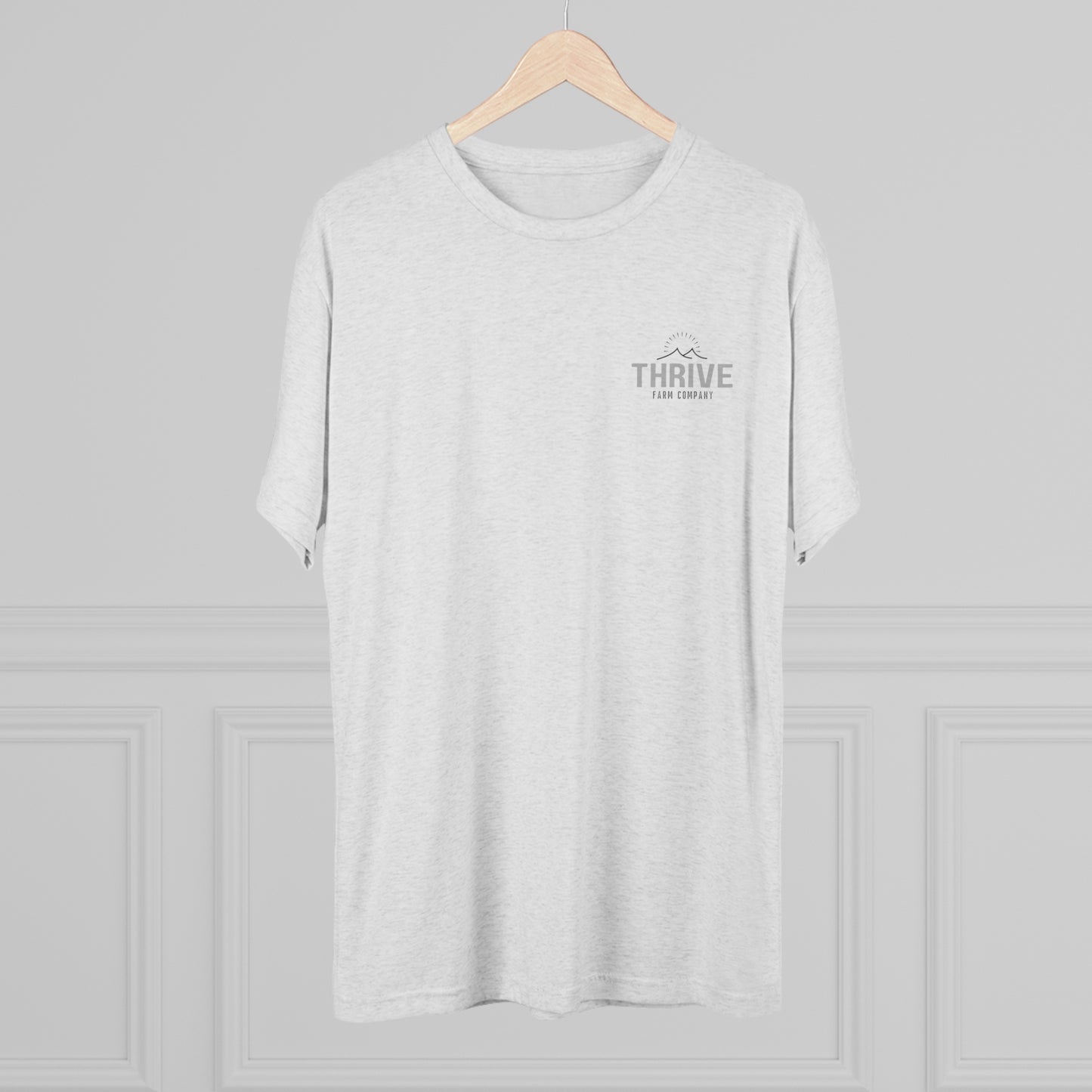 THRIVE FARM CO. Men's Tri-Blend Crew Tee