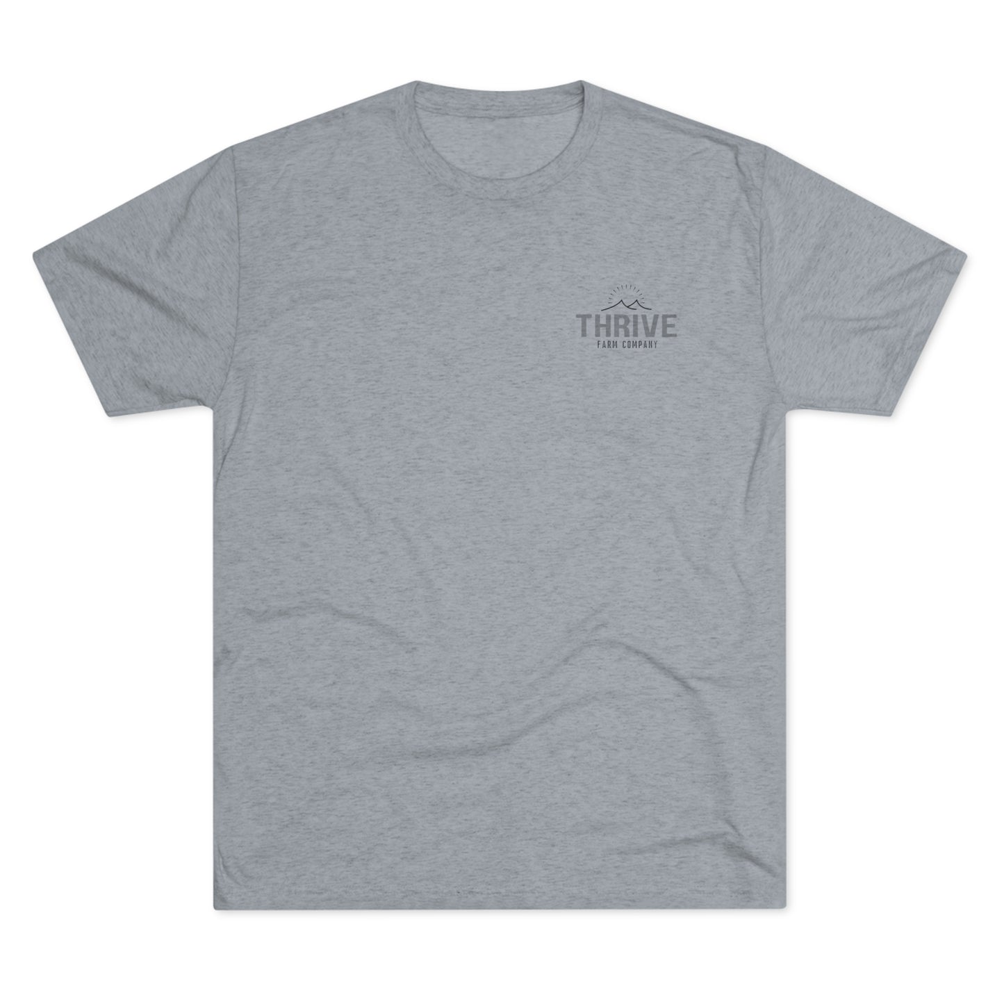 THRIVE FARM CO. Men's Tri-Blend Crew Tee