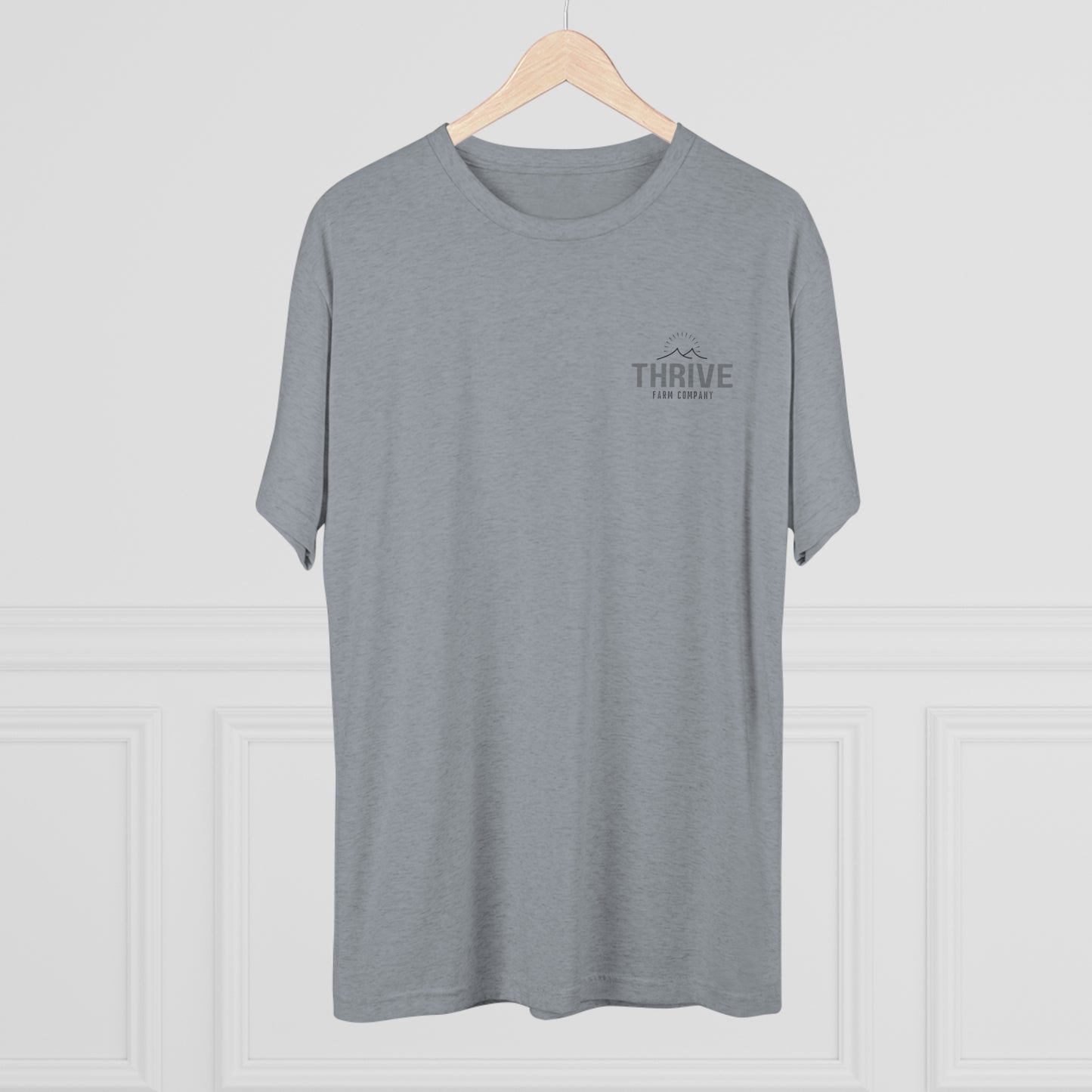 THRIVE FARM CO. Men's Tri-Blend Crew Tee