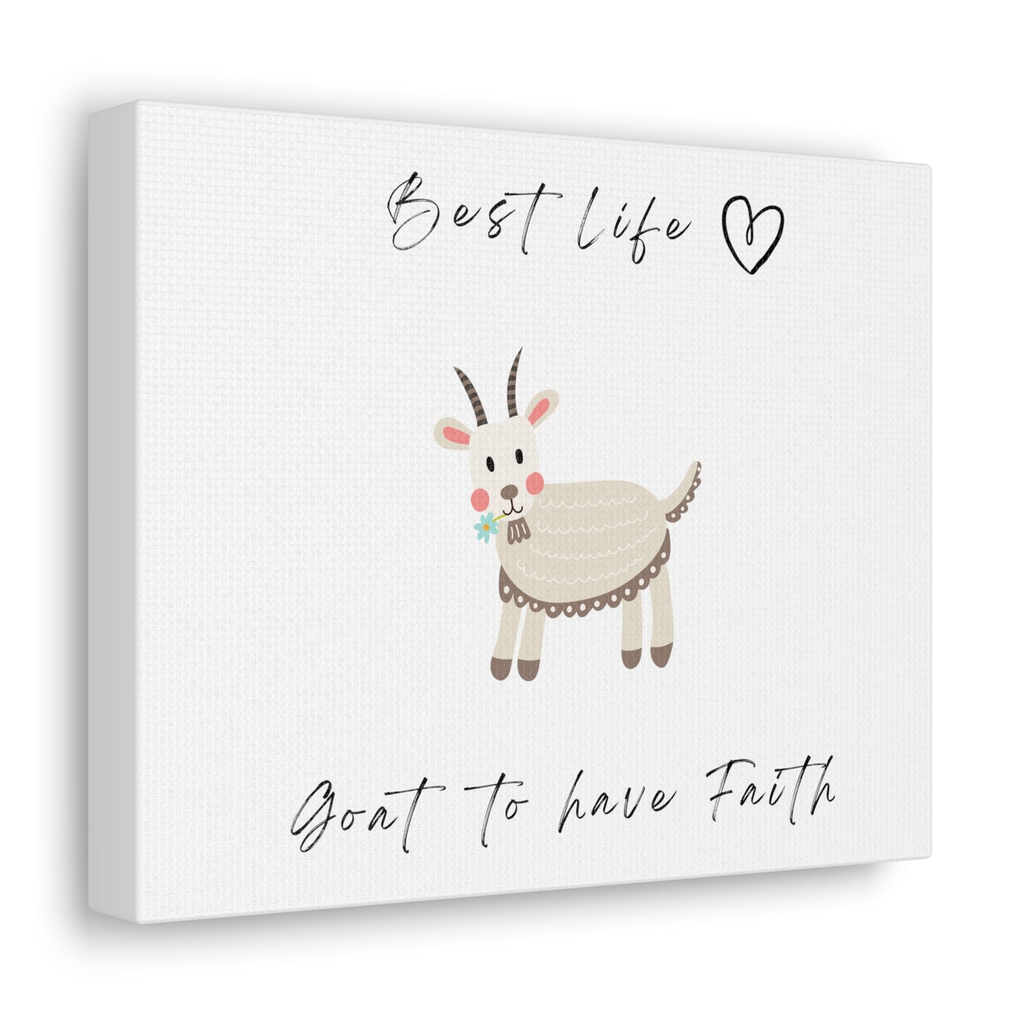 Goat to Have Faith - Art - Canvas Gallery Wraps