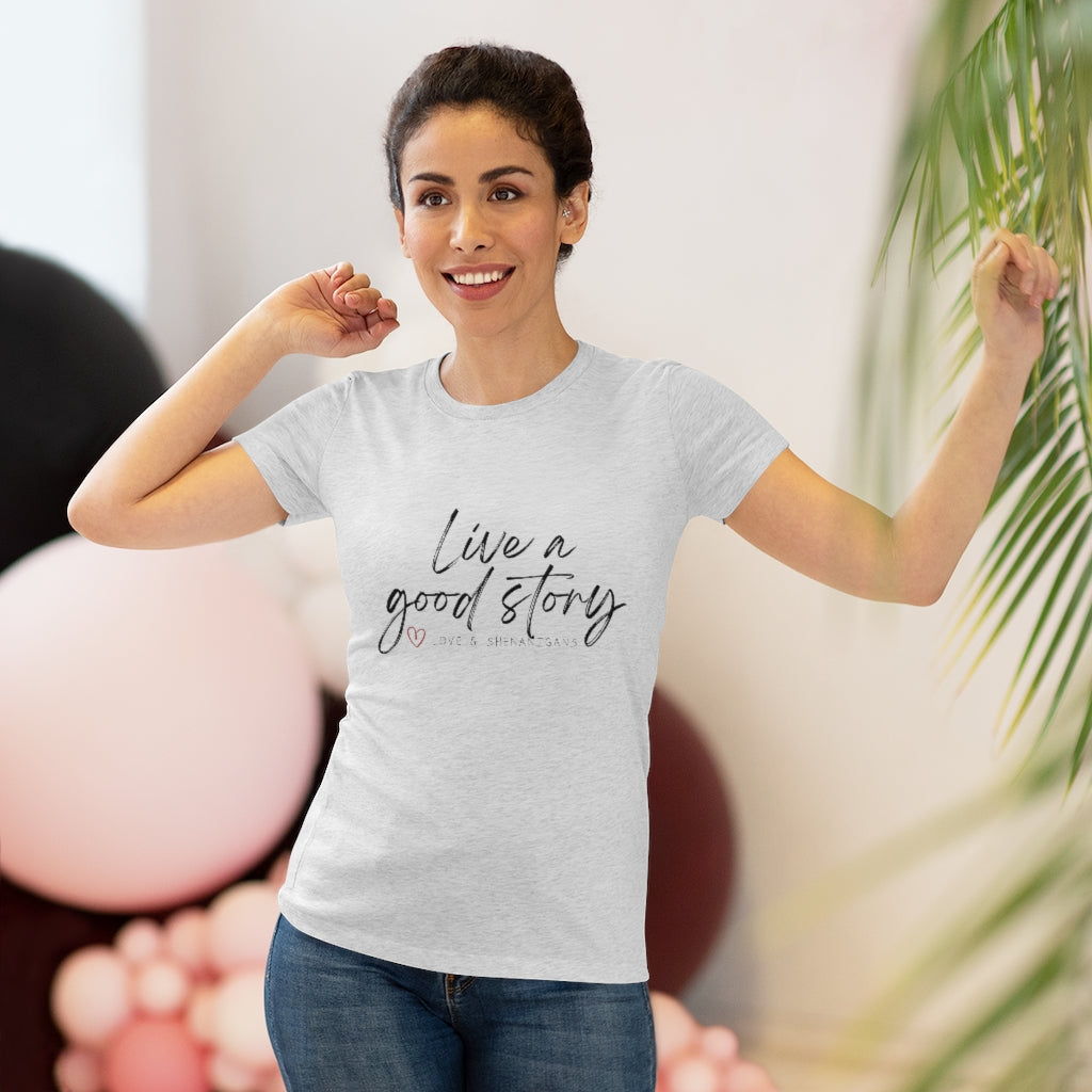 Live a good story - Women's Triblend Tee