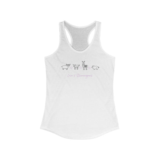 Love 'n' shenanigans Women's Ideal Racerback Tank