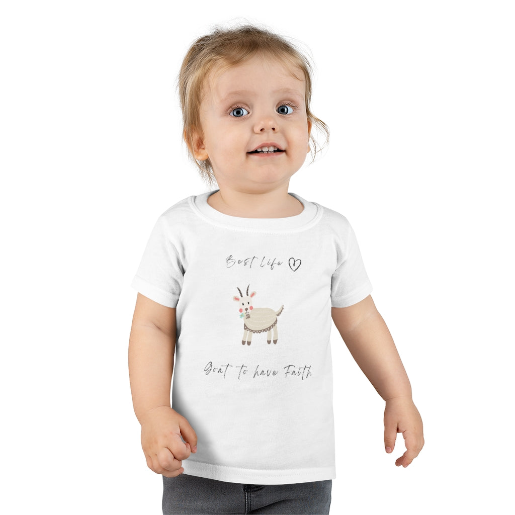 Best Life - Goat - Toddler T-shirt