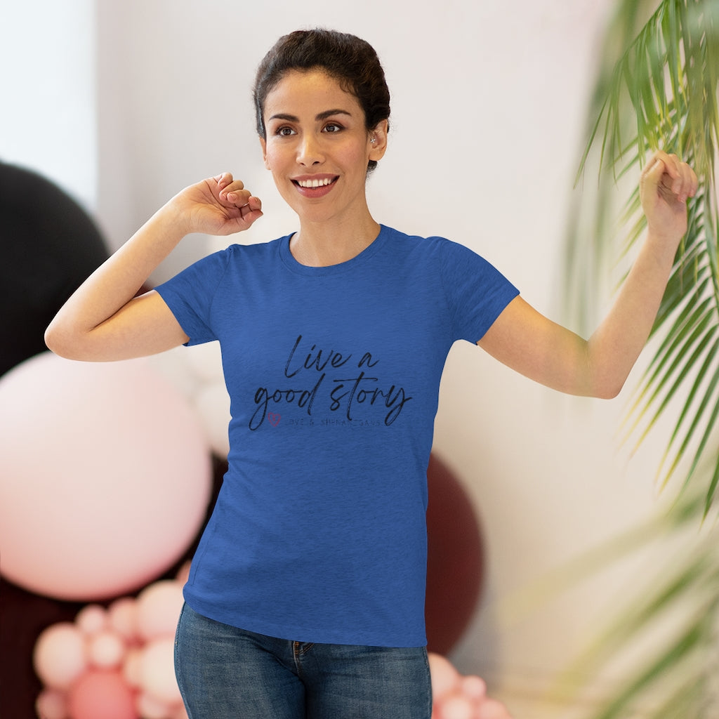 Live a good story - Women's Triblend Tee