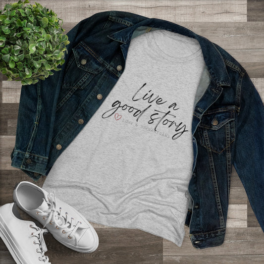 Live a good story - Women's Triblend Tee