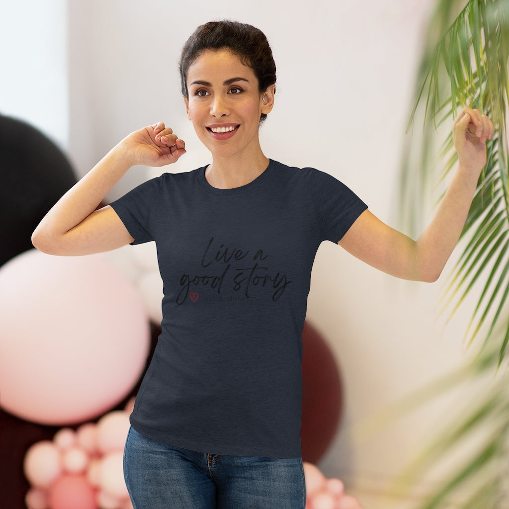 Live a good story - Women's Triblend Tee