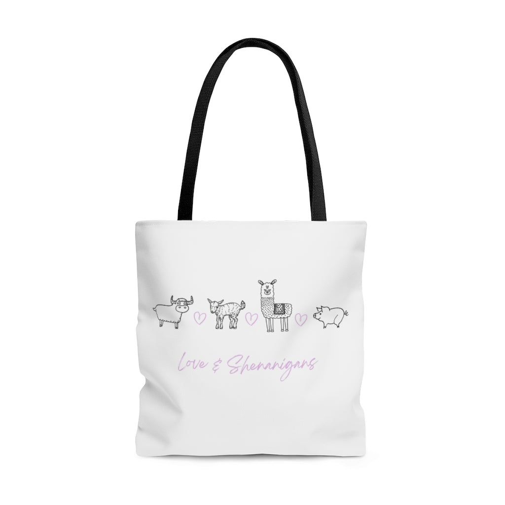 Love 'n' Shenanigans - AOP Tote Bag