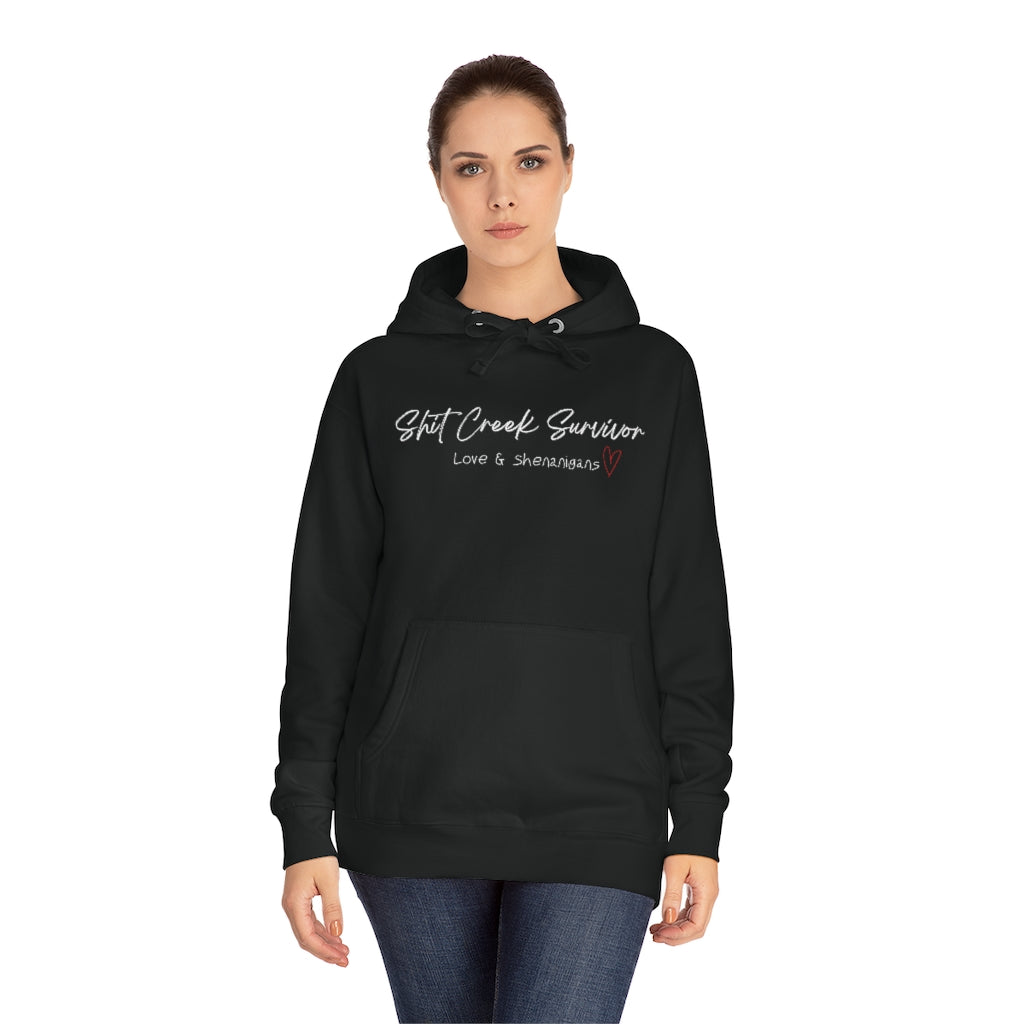 Shit Creek Survivor- Heart -  Unisex Fleece Hoodie