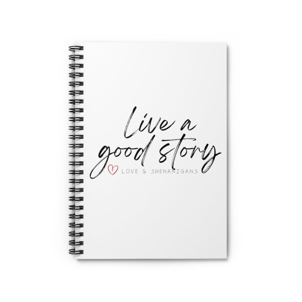 Live a Good Story Journal - Ruled Line