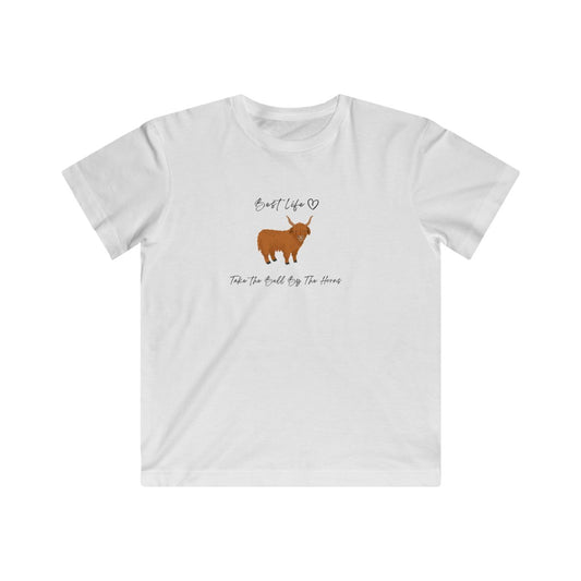 Best Life- Bull - Kids Fine Jersey Tee