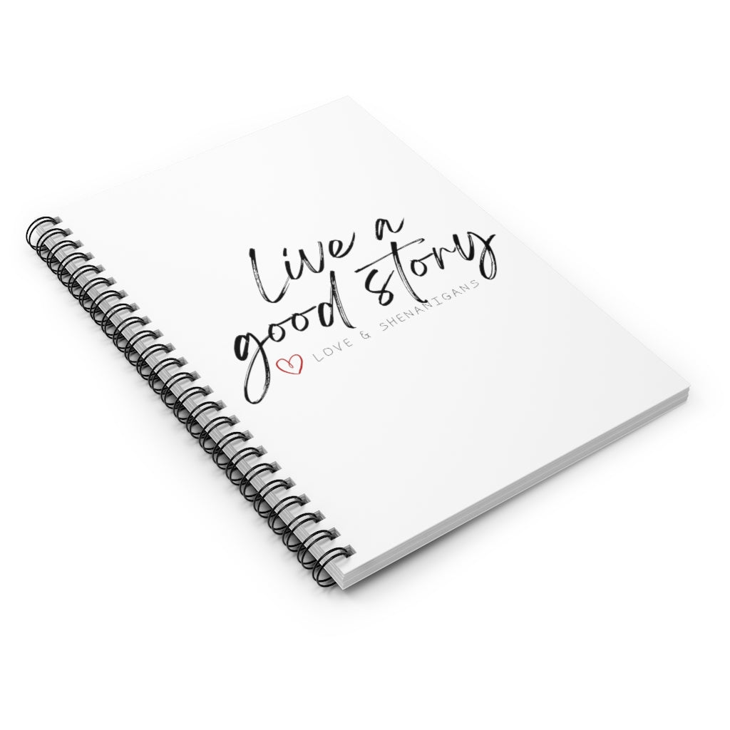 Live a Good Story Journal - Ruled Line