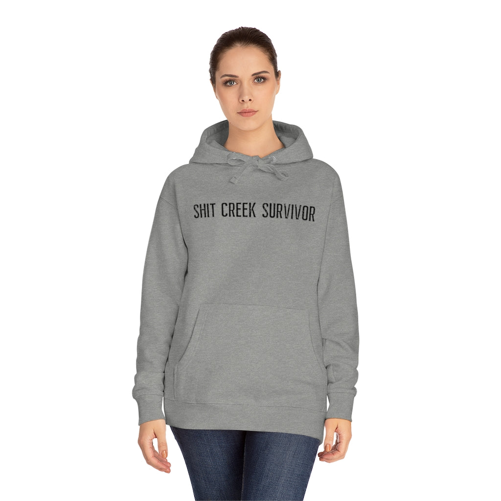 Shit Creek Survivor -BOLD -  Unisex Fleece Hoodie