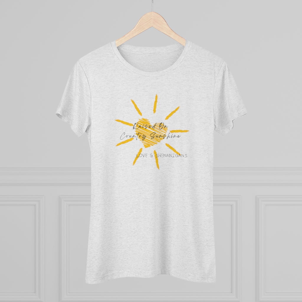 Raised on Country Sunshine - Women's Triblend Tee