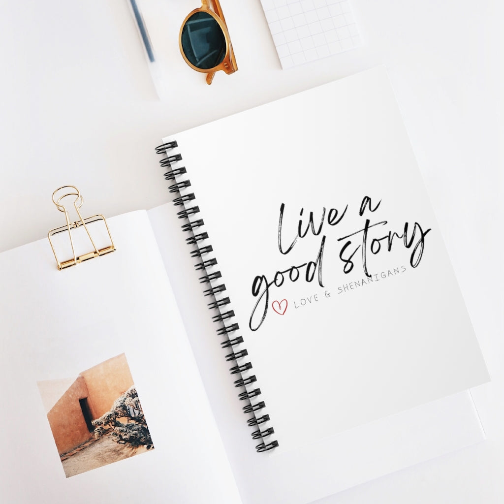 Live a Good Story Journal - Ruled Line