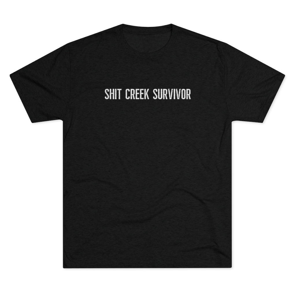 Shit Creek Survivor Men's Tri-Blend Crew Tee