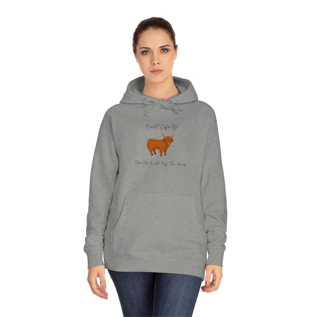 Best Life -Take the bull by the horns -  Unisex Fleece Hoodie