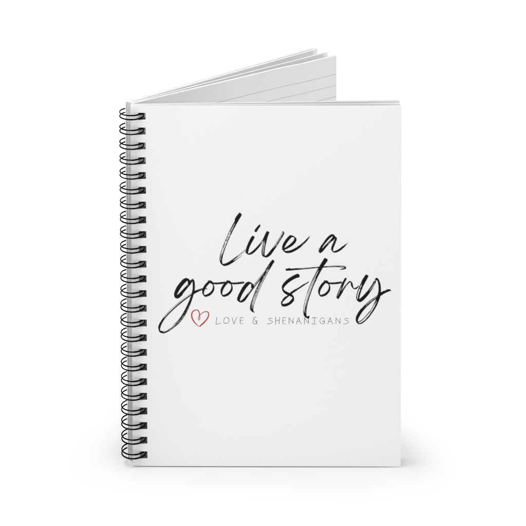 Live a Good Story Journal - Ruled Line