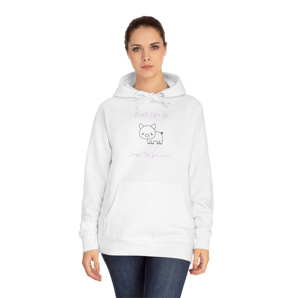 Best Life -Laugh 'til you snort -  Unisex Fleece Hoodie